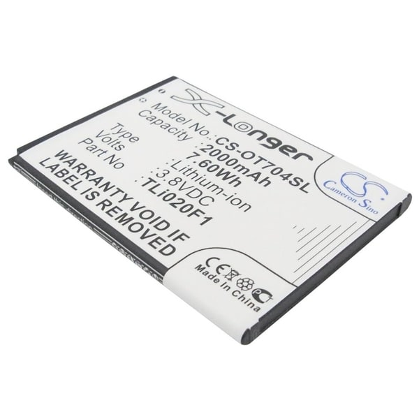 Bsc Preferred Alcatel IdealXcite One Touch One 7040 Phone Repl. Battery CS-OT704SL.1 - main